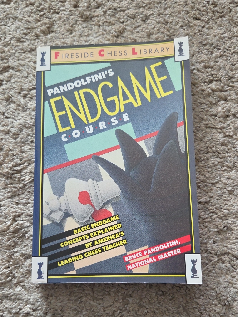 🔥3/$15🔥📖 Pandolfini's Endgame Course Bruce Pandolfini TP 1988